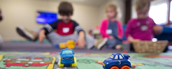 children playing with toys