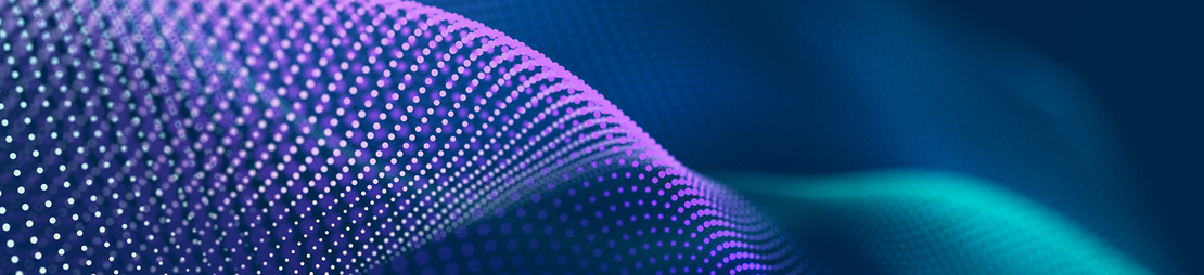 Purple/blue tech wave image